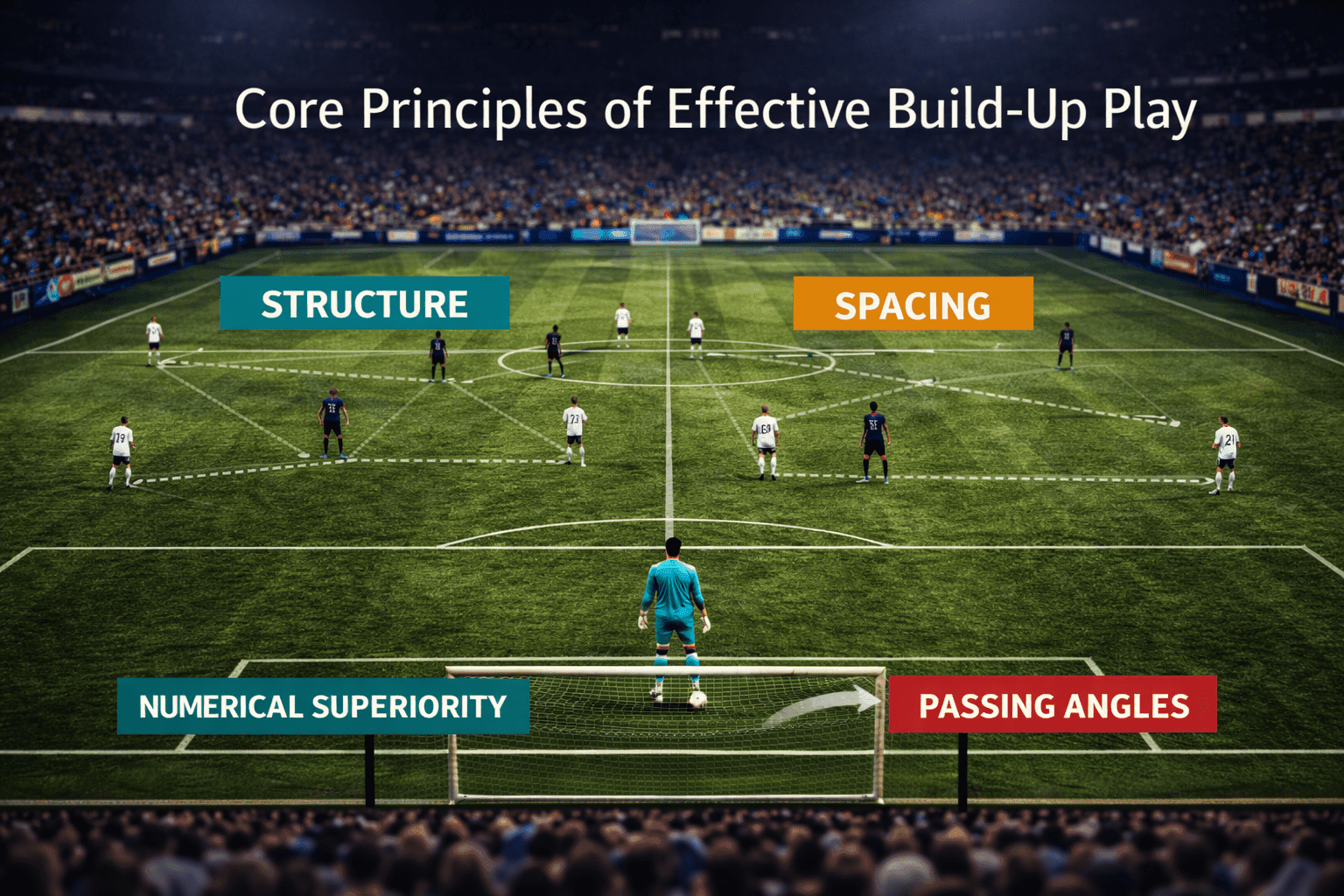 Foot Rool Up Build-Up Play in Football: 7 Tactics Elite Teams Use