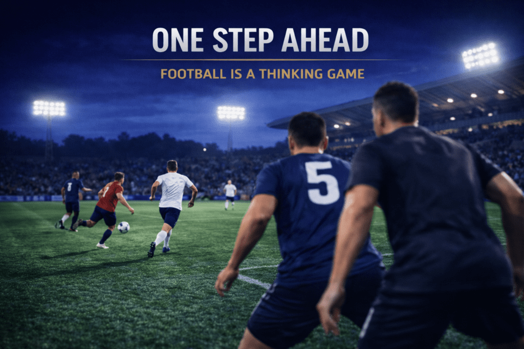 Psychological advantage created by repeated third man run movements.