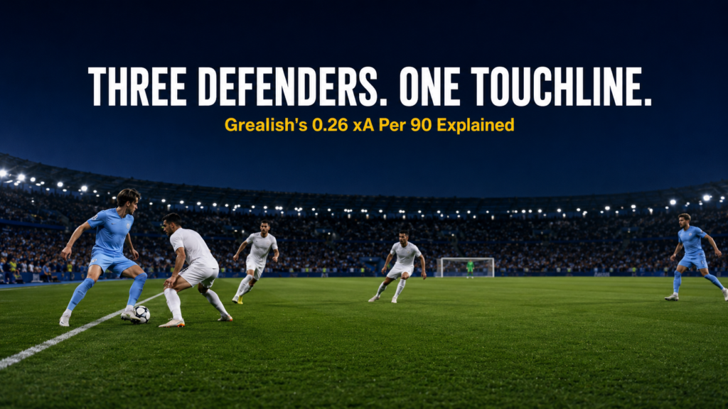 Wide Playmaker drawing three defenders to the touchline while a central teammate drifts unmarked into the half-space